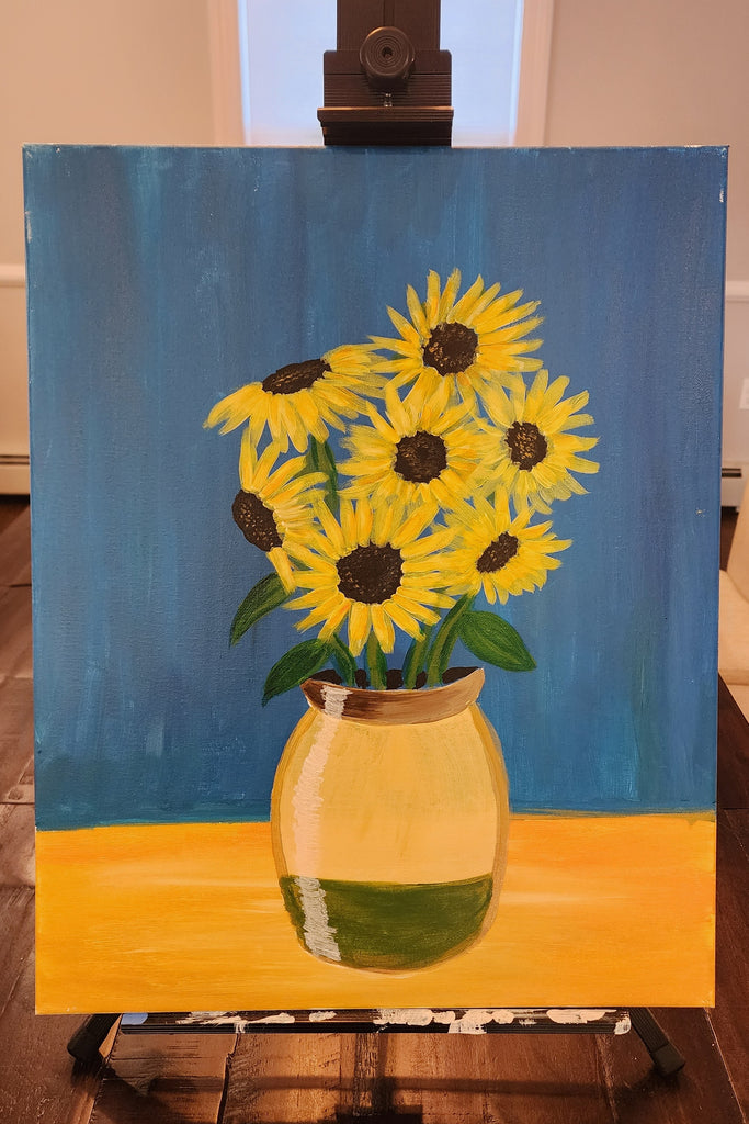 Van Gogh Almond Blossom Paint & Sip Studio New York