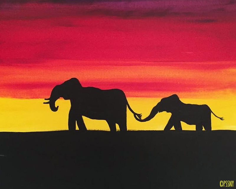 Mama Elephant’s Shadow