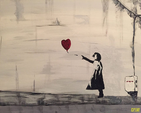 Banksy’s Red Balloon!